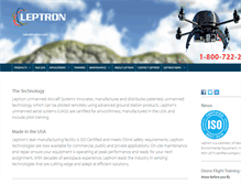 Tablet Screenshot of leptron.com